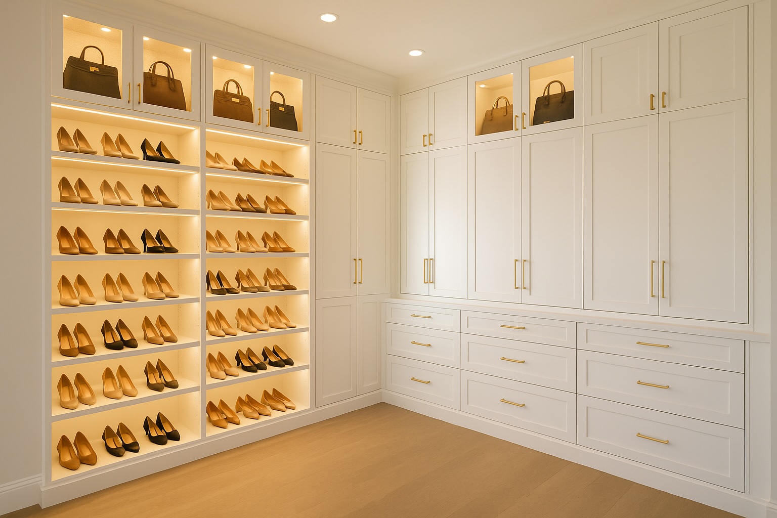 walk in closet After