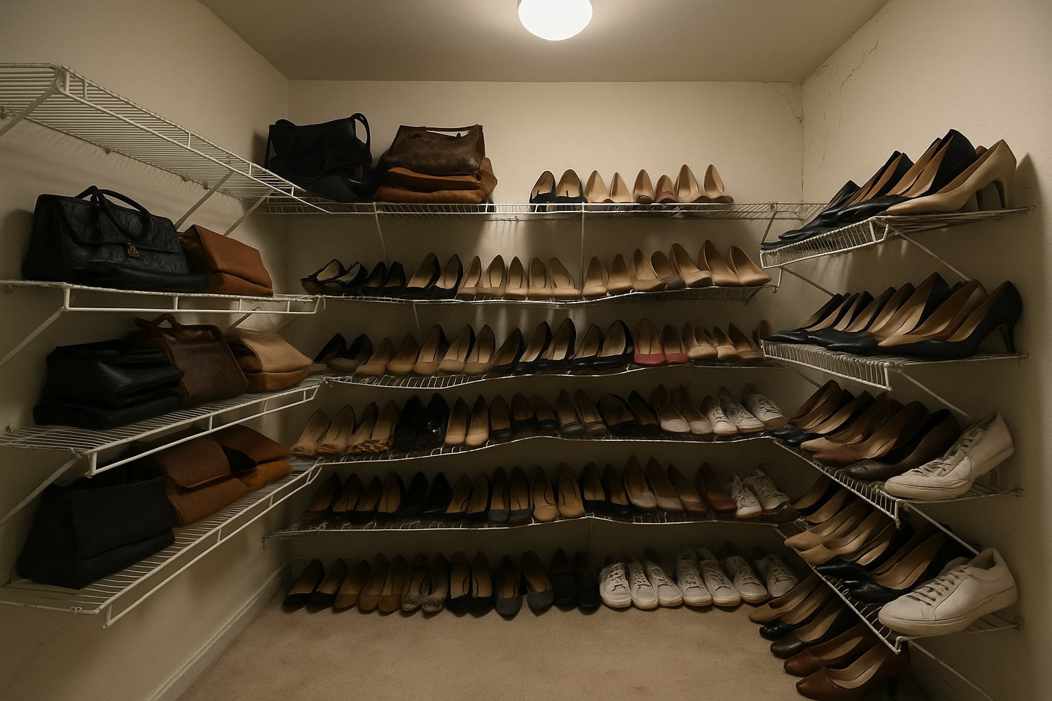 walk in closet before